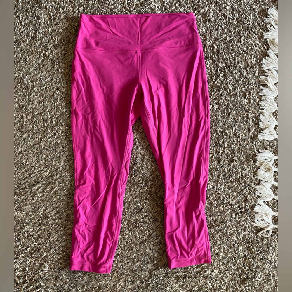 Hot pink lululemon leggings